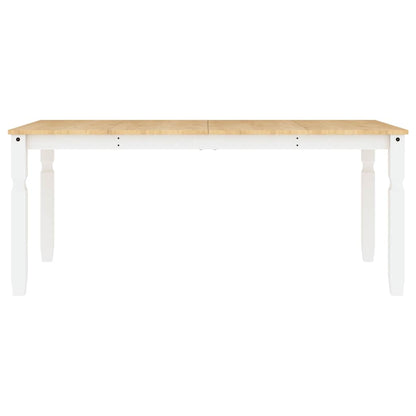 7-tlg. Essgruppe Panama Weiß Massivholz Kiefer