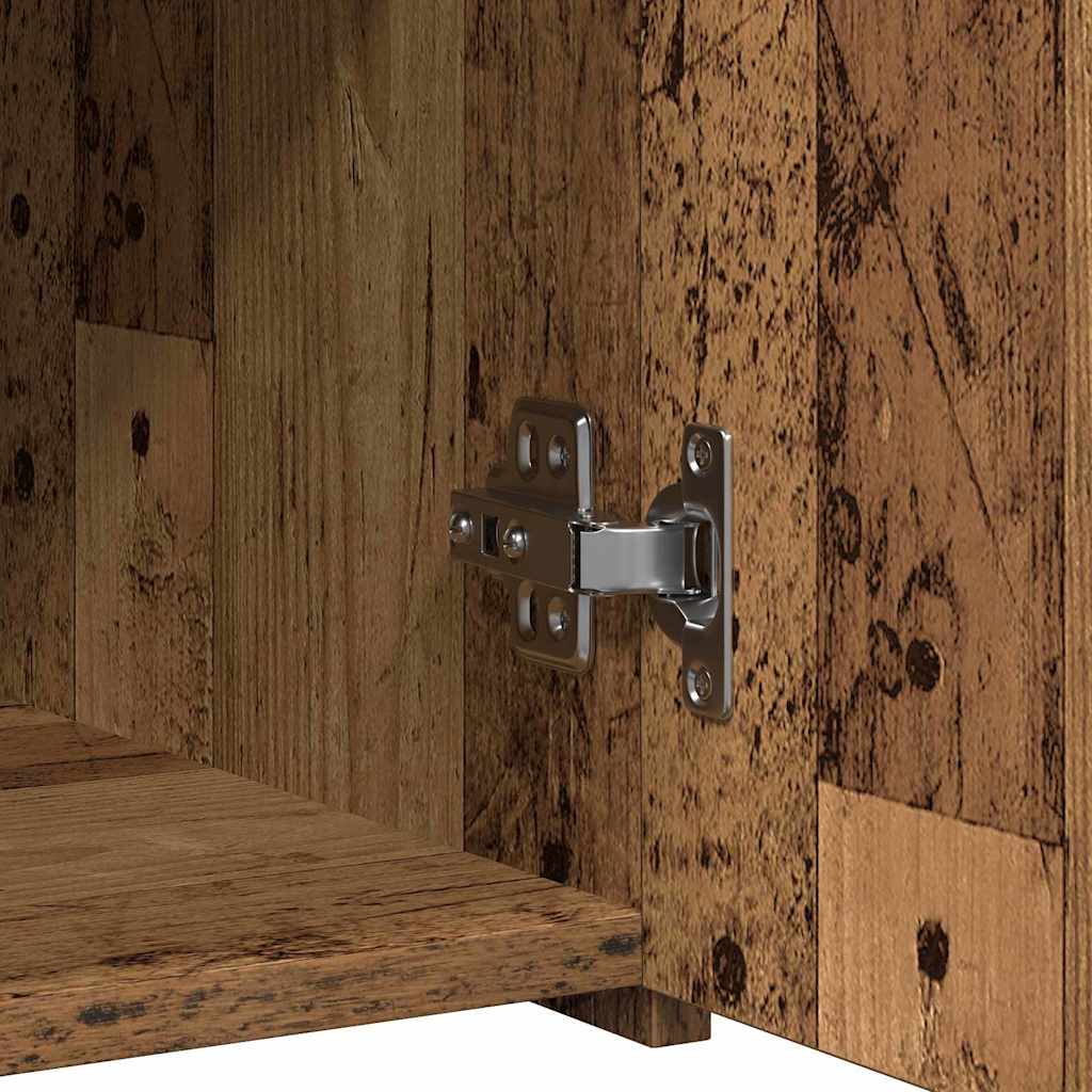 Sideboard mit Schubladen Altholz 50 x 42,5 x 93 cm