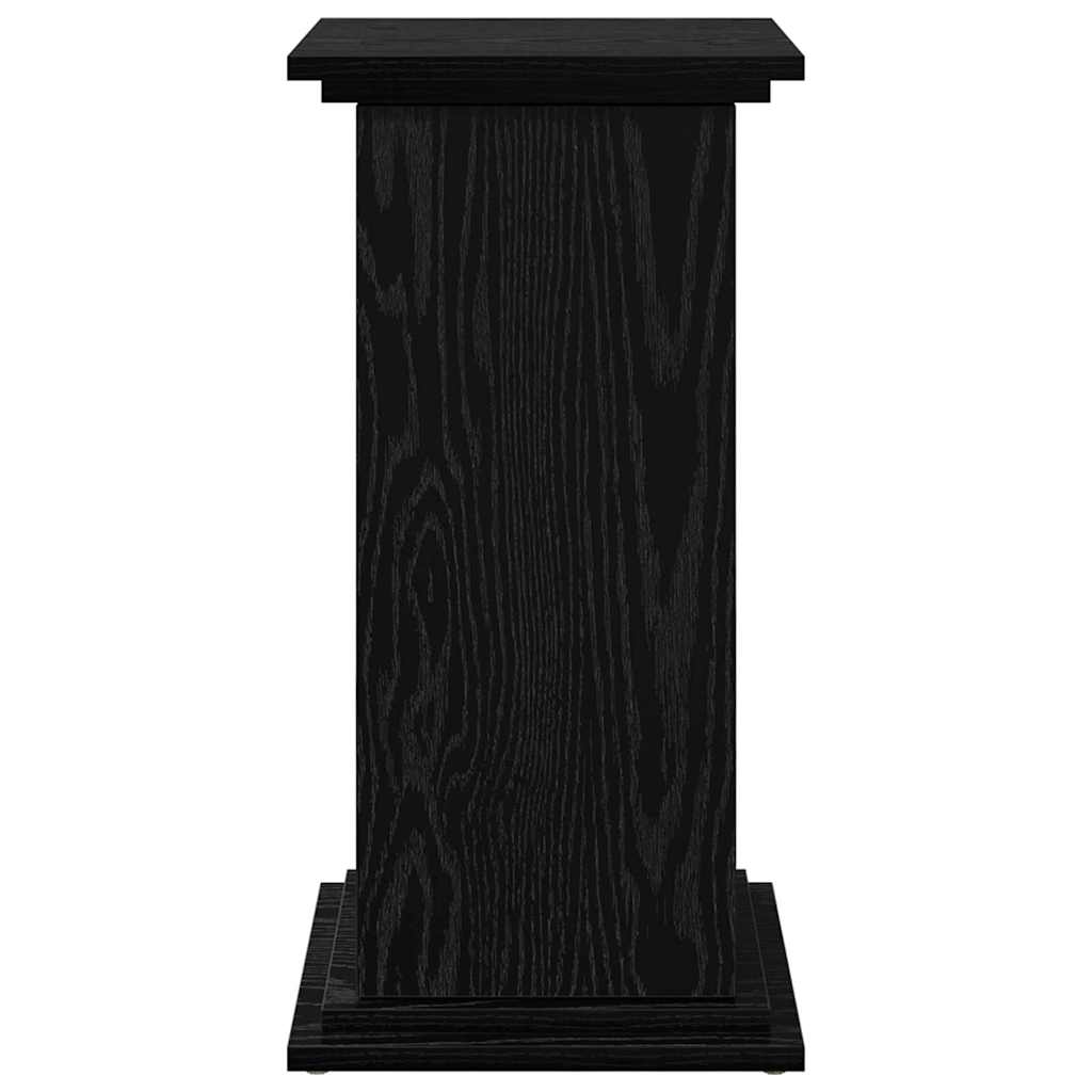 Displaysständer mit Regal Schwarz Eichen-Optik 31 x 30 x 60 cm