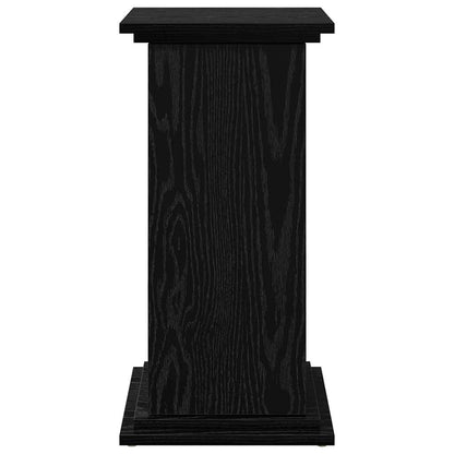 Displaysständer mit Regal Schwarz Eichen-Optik 31 x 30 x 60 cm