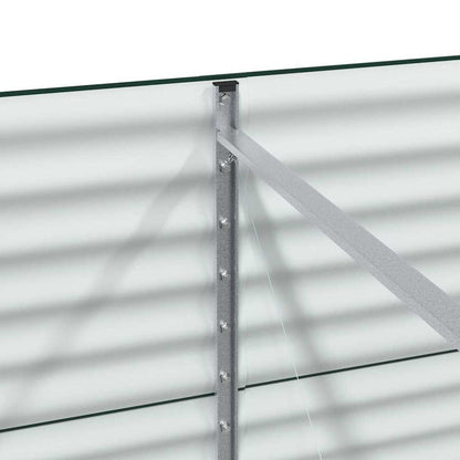 Hochbeet Grün 320 x 80 x 81 cm Stahl