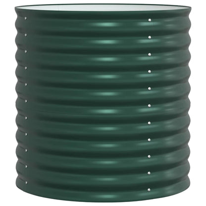 Hochbeet Grün 80 x 80 x 81 cm Stahl