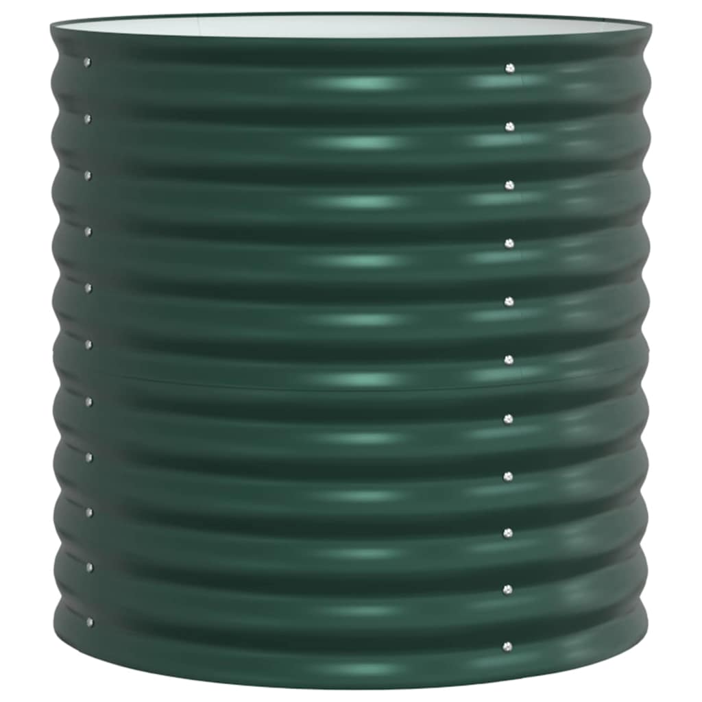 Hochbeet Grün 80 x 80 x 81 cm Stahl