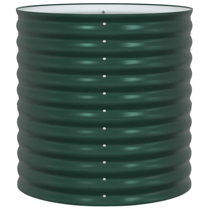 Hochbeet Grün 80 x 80 x 81 cm Stahl