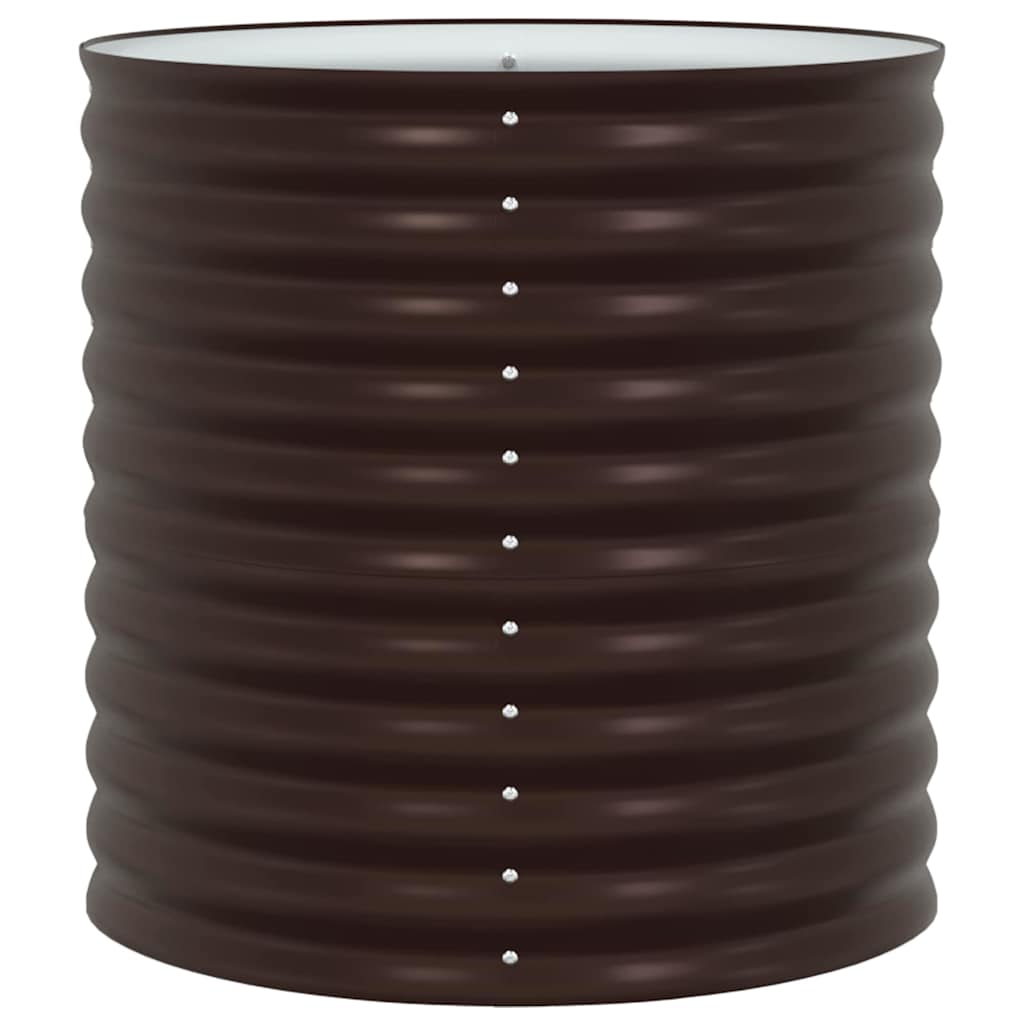 Hochbeet Braun 80 x 80 x 81 cm Stahl