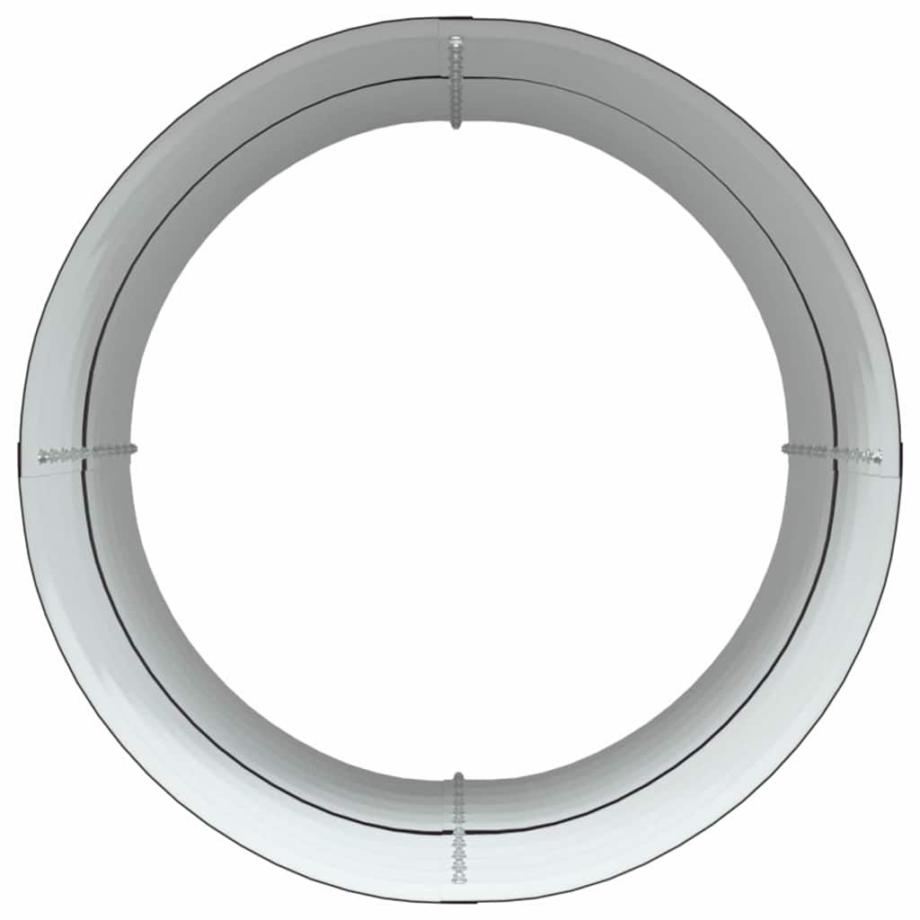 Hochbeet Braun 80 x 80 x 81 cm Stahl