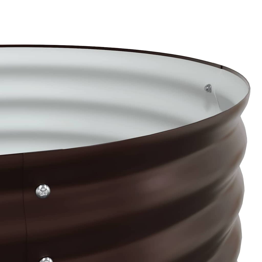 Hochbeet Braun 240 x 80 x 44 cm Stahl