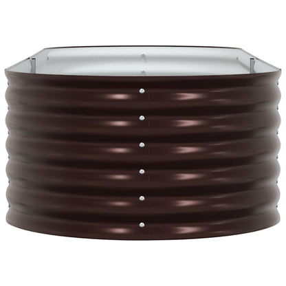 Hochbeet Braun 240 x 80 x 44 cm Stahl