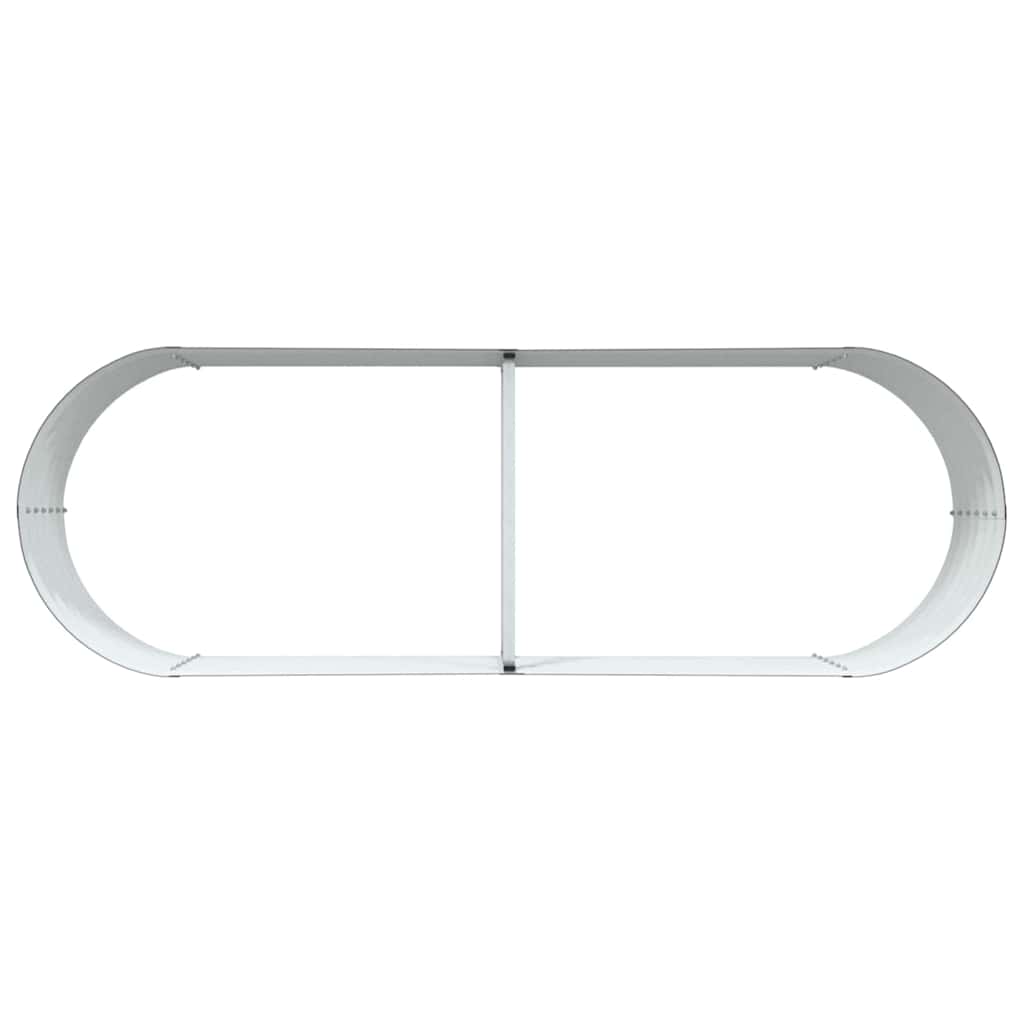 Hochbeet Braun 240 x 80 x 44 cm Stahl