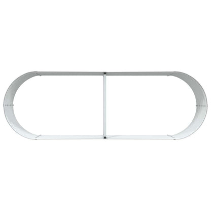 Hochbeet Braun 240 x 80 x 44 cm Stahl