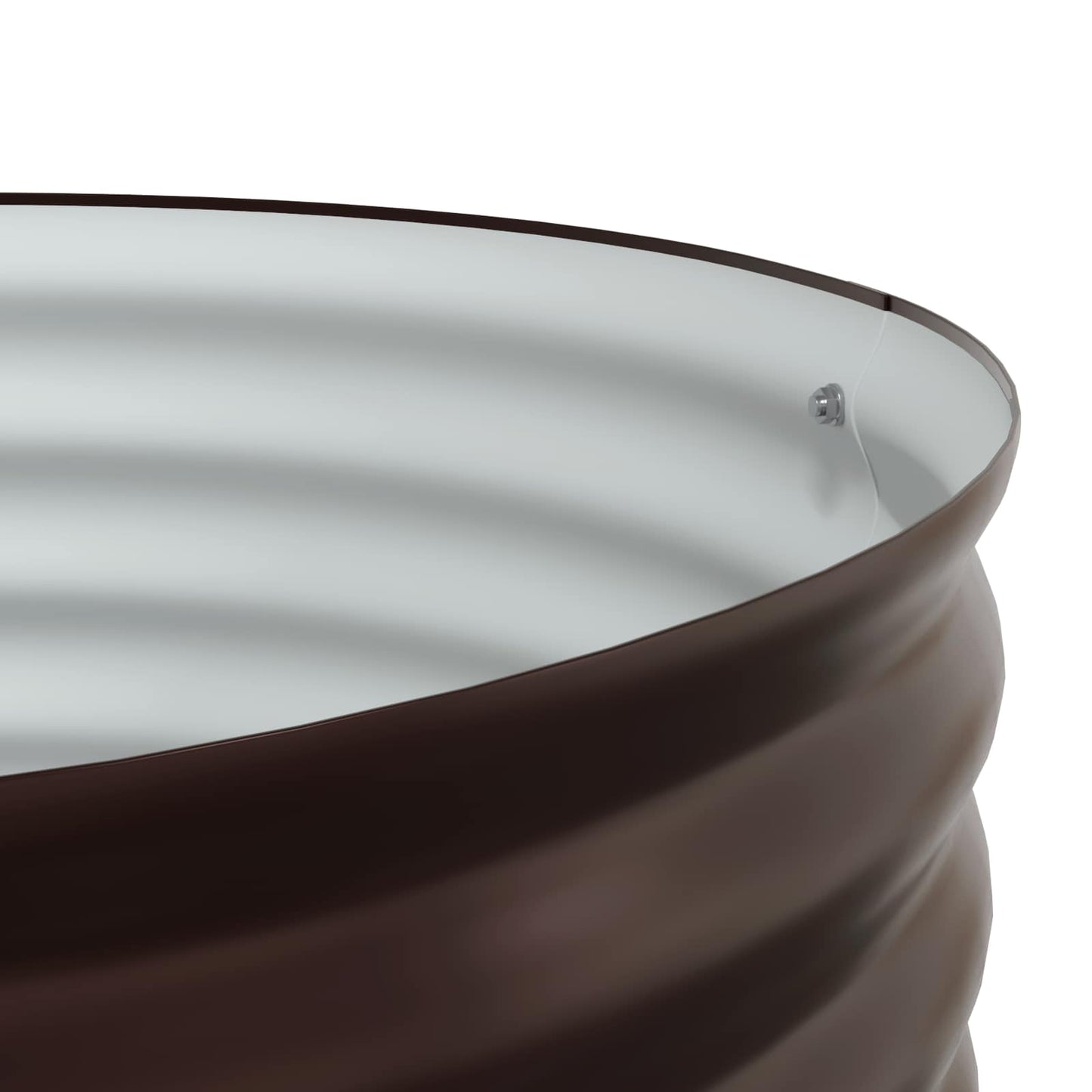 Hochbeet Braun 80 x 80 x 44 cm Stahl