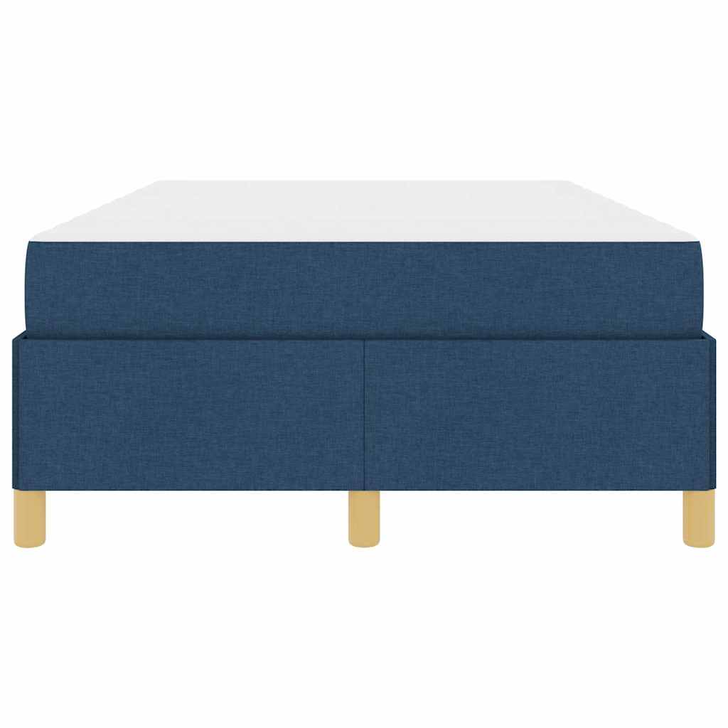 Bettrahmen mit Matratze Blau 120 x 190 cm Stoff