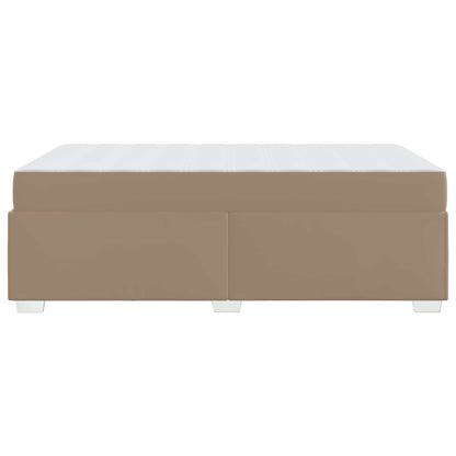 Bettrahmen mit Matratze Cappuccino 90 x 200 cm Stoff