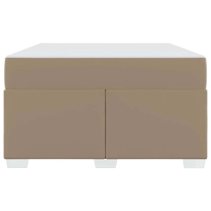 Bettrahmen mit Matratze Cappuccino 120 x 200 cm Stoff