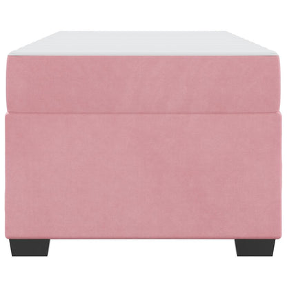 Bettrahmen mit Matratze Rosa 80 x 200 cm Stoff