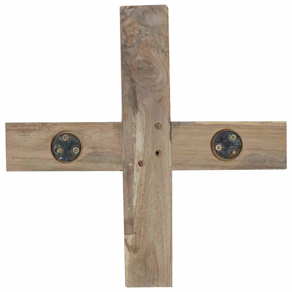 Weihnachtsbaum mit Ständer Braun 120 cm Massivholz Teak