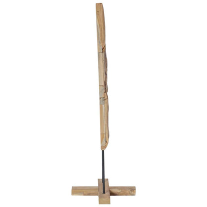 Weihnachtsbaum mit Ständer Braun 120 cm Massivholz Teak