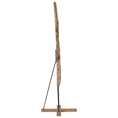 Weihnachtsbaum mit Ständer Braun 181,5 cm Massivholz Teak