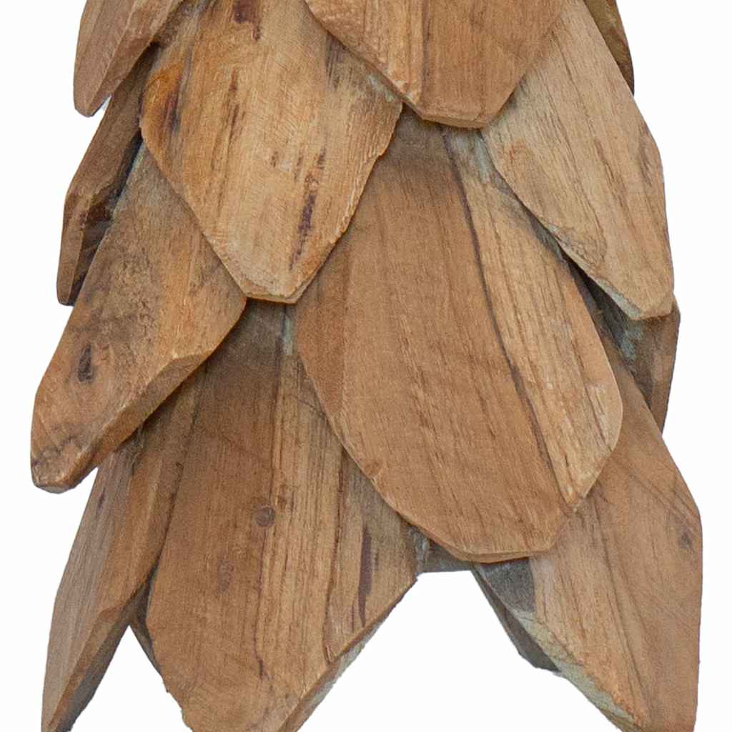 Weihnachtsbaum mit Ständer Braun 51 cm Massivholz Teak