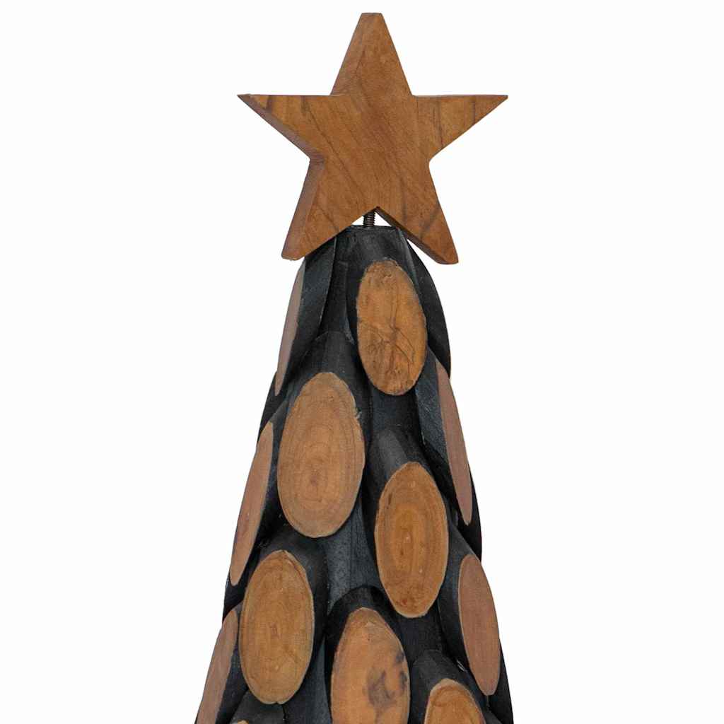 Weihnachtsbaum mit Ständer Braun 61 cm Massivholz Teak