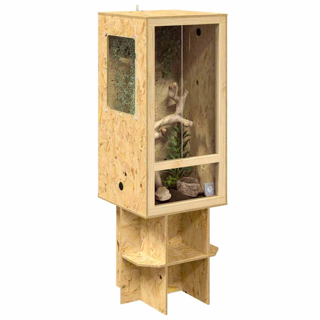 Terrarium Braun 50 x 50 x 130 cm OSB