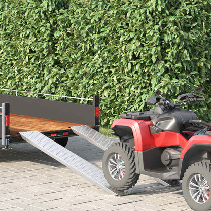 Lade Rampe 200 kg Silber 159 x 23 x 5 cm Verzinkter Stahl