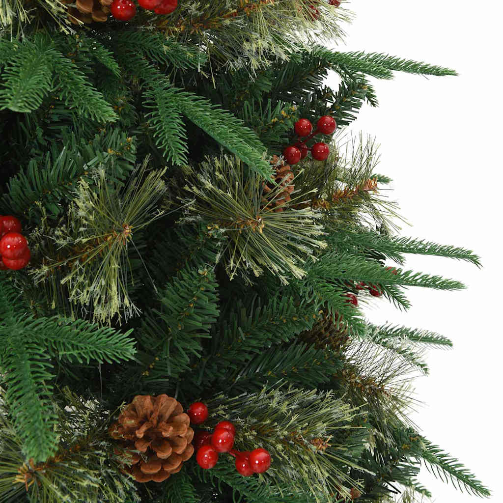 Künstlicher klappbarer Weihnachtsbaum mit Ständer Grün 150 cm