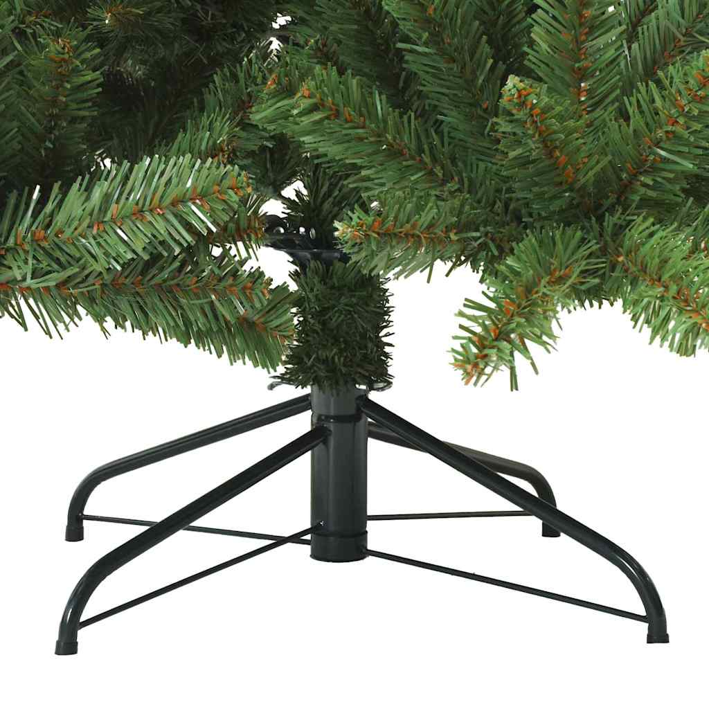 Künstlicher klappbarer Weihnachtsbaum Grün 180 cm PVC, Stahl