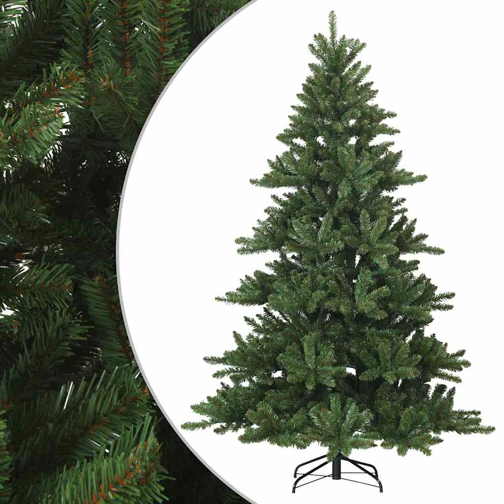 Künstlicher klappbarer Weihnachtsbaum Grün 180 cm PVC, Stahl