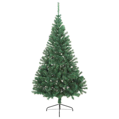Künstlicher vorbeleuchteter Weihnachtsbaum Grün 240 cm PVC