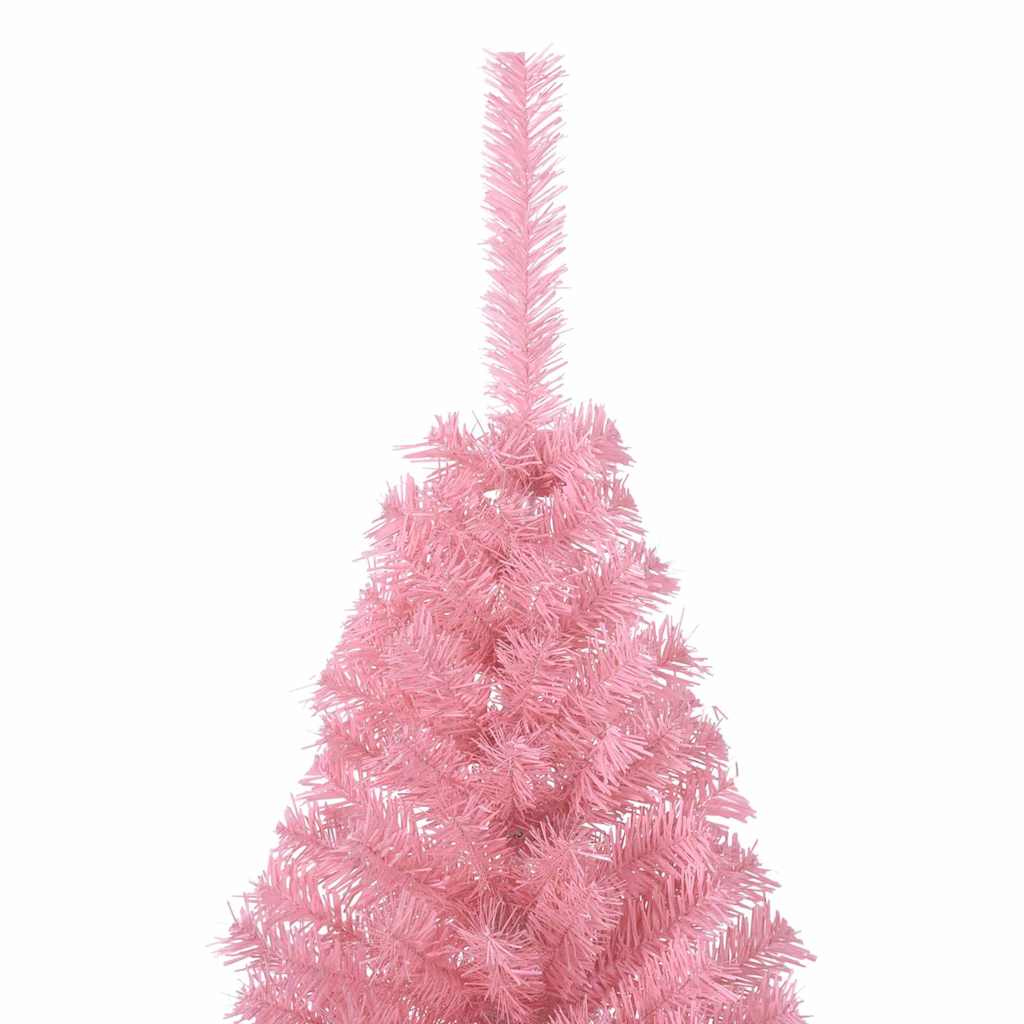 Künstlicher vorbeleuchteter Weihnachtsbaum Rosa 180 cm PVC