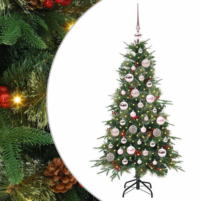 Künstlicher klappbarer Weihnachtsbaum Grün 120 cm PE und PVC