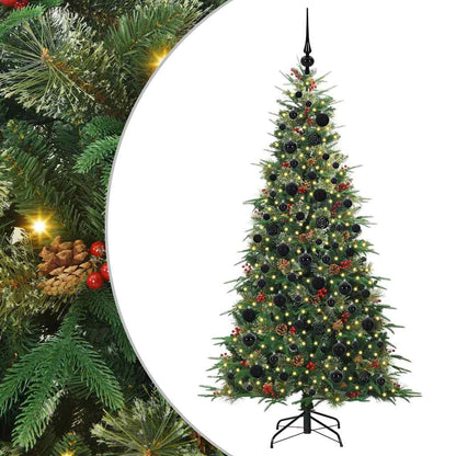 Künstlicher klappbarer Weihnachtsbaum Grün 180 cm PE und PVC