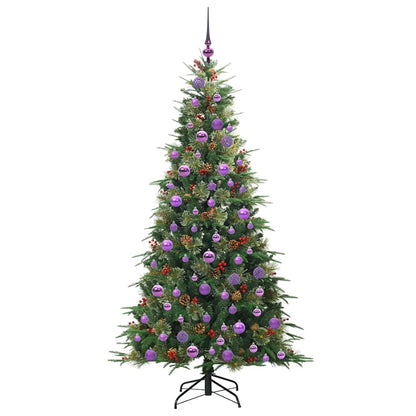 Künstlicher klappbarer Weihnachtsbaum Grün 180 cm PE und PVC