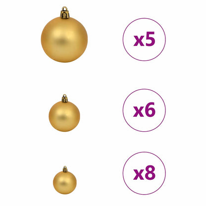 Künstlicher Weihnachtsbaum mit 150 LEDs Weiß 150 cm PE und PVC