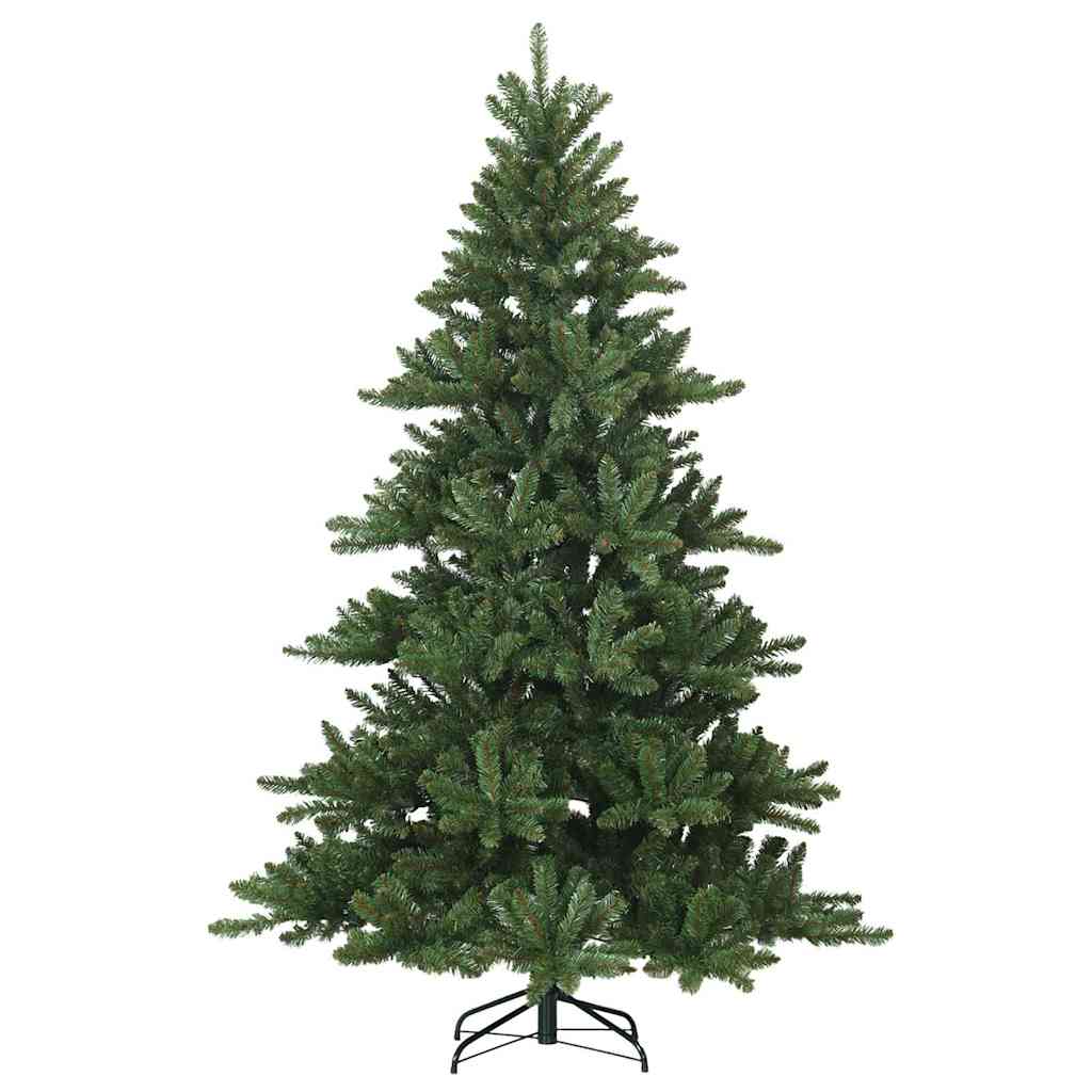 Künstlicher klappbarer Weihnachtsbaum Grün 180 cm PVC und Stahl