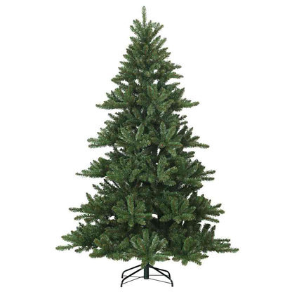 Künstlicher klappbarer Weihnachtsbaum Grün 210 cm PVC und Stahl