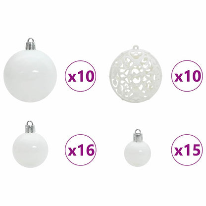 Künstlicher klappbarer Weihnachtsbaum Grün 210 cm PVC und Stahl