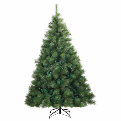Künstlicher Weihnachtsbaum mit 300 LEDs Grün 180 cm PE und PVC