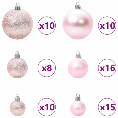 Künstlicher Weihnachtsbaum mit 300 LEDs Grün 180 cm PE und PVC