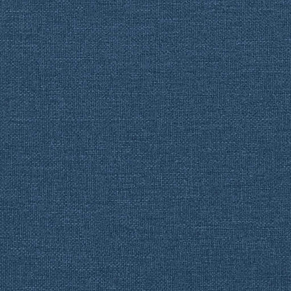 Esszimmerstühle mit Rollen 2 pcs Blau 57 x 66 x 94 cm Stoff