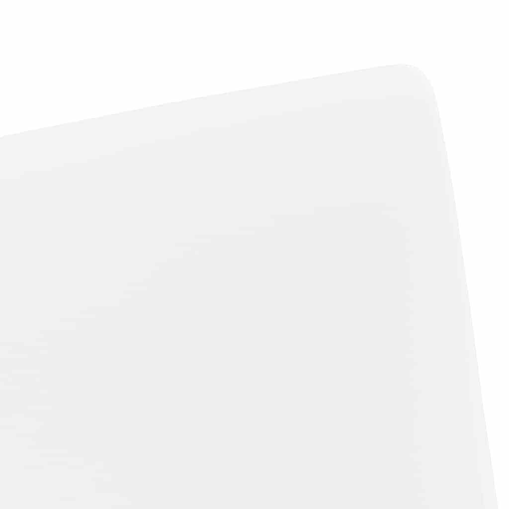 Esszimmerstühle mit Rollen 2 pcs Weiß 57 x 66 x 94 cm