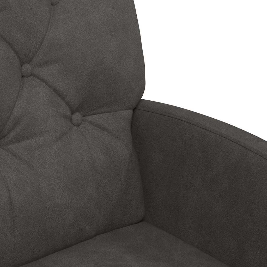 Esszimmerstühle mit Rollen 2 pcs Schwarz 58 x 67 x 97 cm