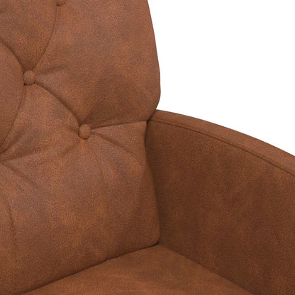 Esszimmerstühle mit Rollen 2 pcs Braun 58 x 67 x 97 cm