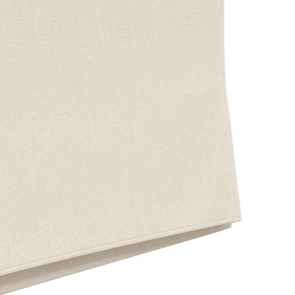 Esszimmerstühle mit Rädern 2 pcs Beige 57 x 67 x 95 cm Leinen
