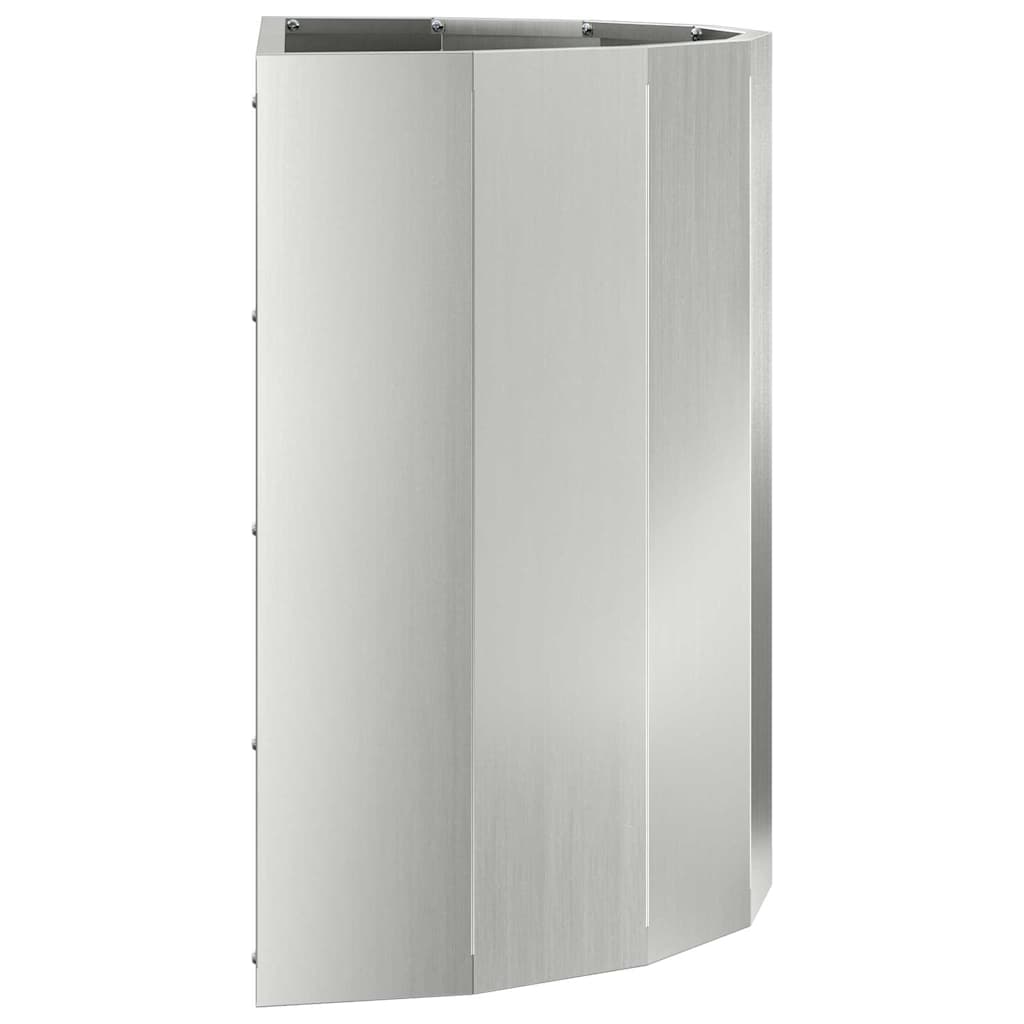 Pflanzkübel Silber 60 x 30 x 50 cm Verzinkter Stahl