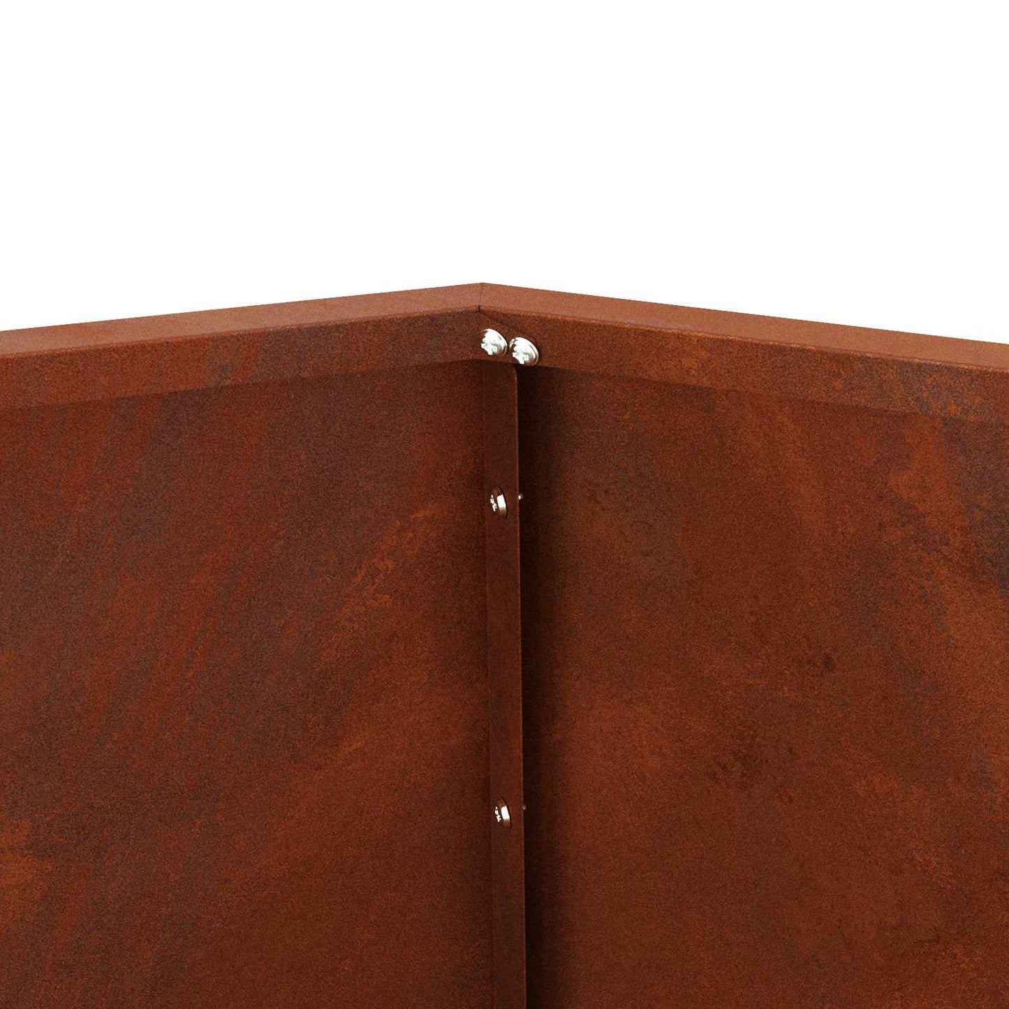 Pflanzkübel Rostig 75 x 75 x 60 cm Wetterfeststahl