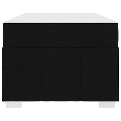 Bettrahmen mit Matratze Schwarz 80 x 200 cm Stoff