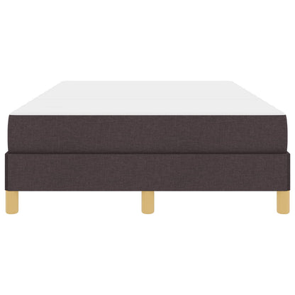 Boxspringbett mit Matratze Dunkelbraun 120 x 200 cm Stoff