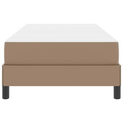Bettrahmen mit Matratze Cappuccino 80 x 200 cm Stoff